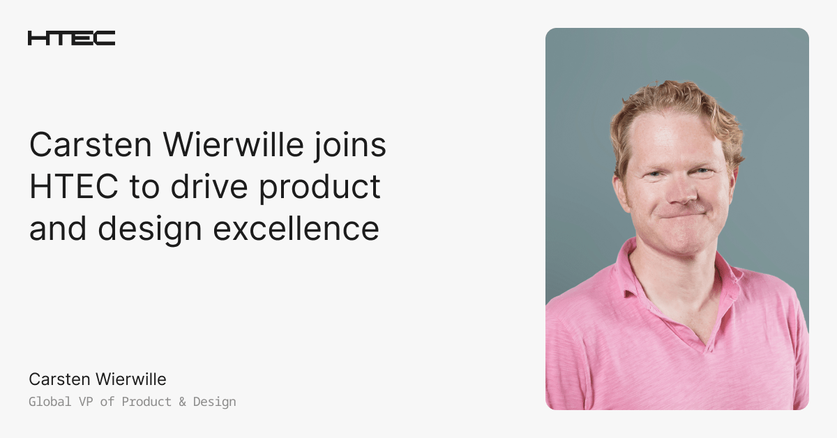 Carsten Wierwille joins HTEC to drive product and design excellence 