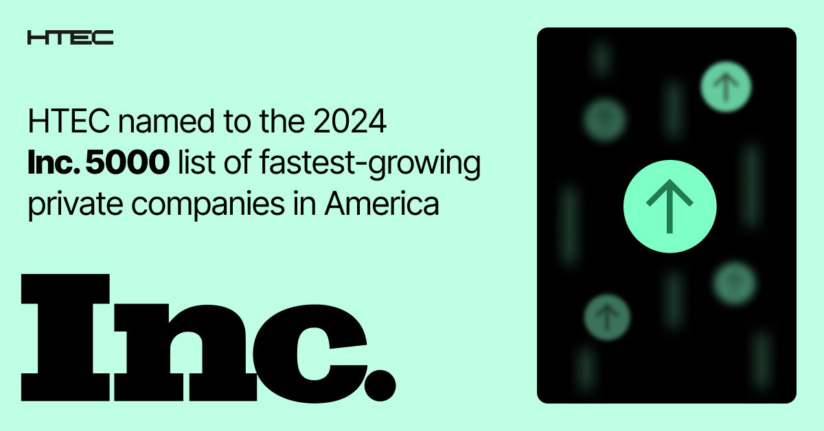 HTEC was named to the 2024 Inc. 5000 list of fastest-growing companies in America 